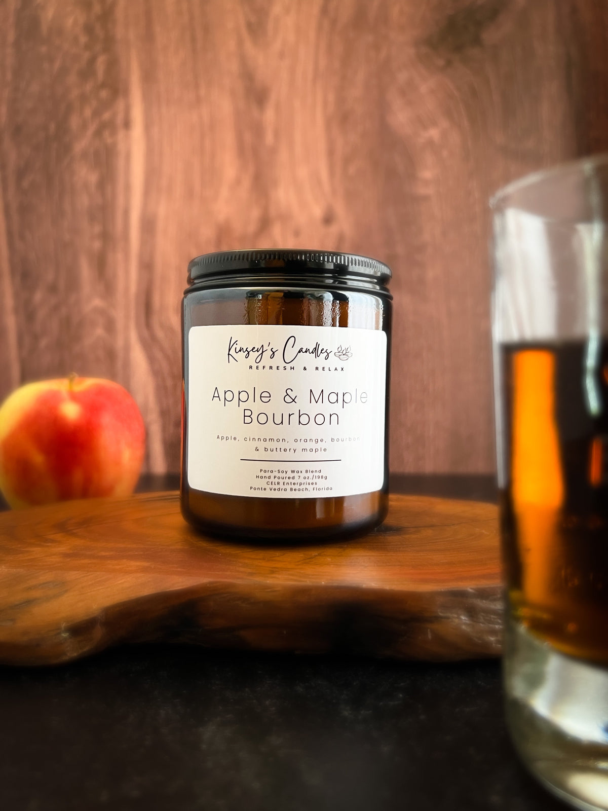 Apple & Maple Bourbon Candle - Kinsey's Candles
