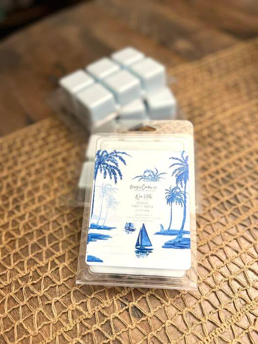 Island Salt & Sand Jumbo Wax Melts - Kinsey's Candles
