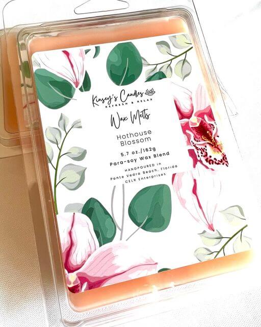 Hot House Blossom Jumbo Wax Melts - Kinsey's Candles
