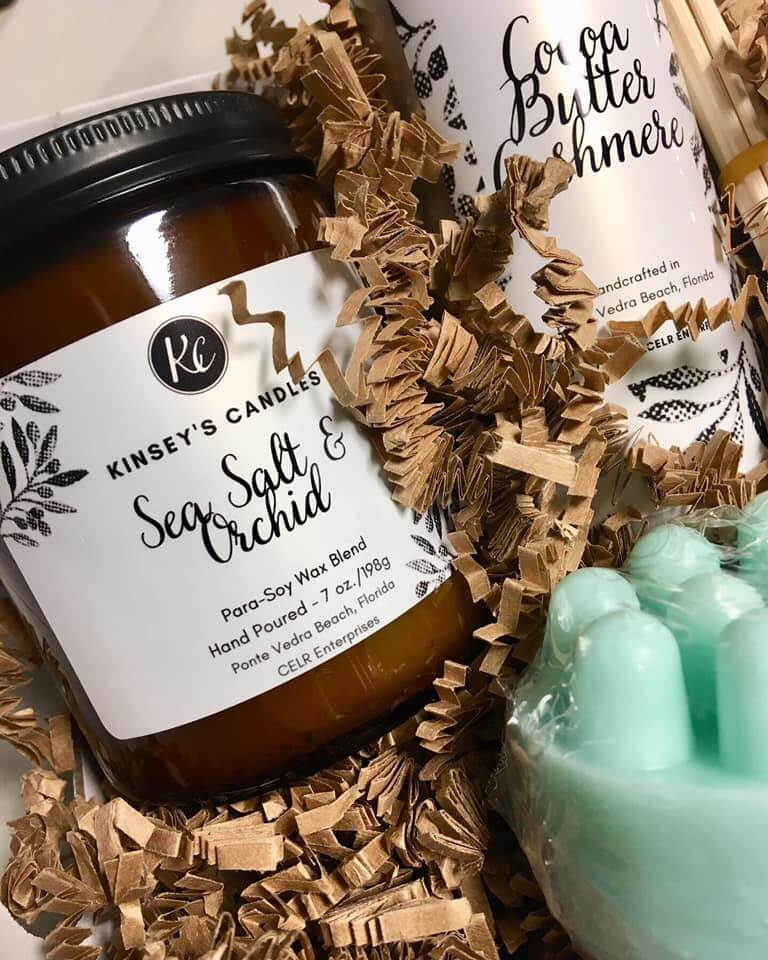 Relax Gift Basket - Kinsey's Candles