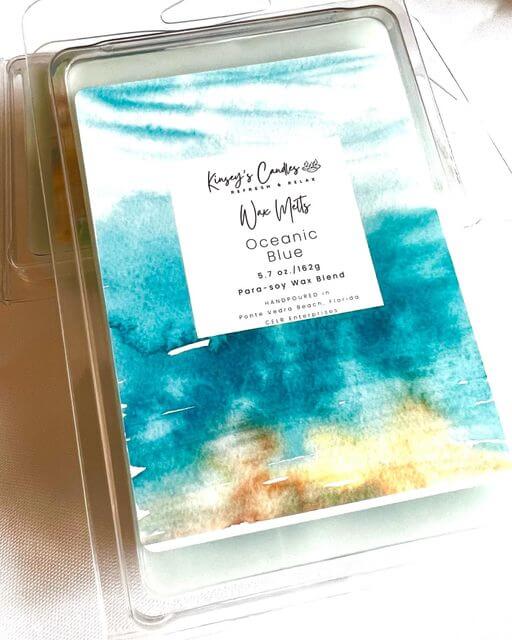 Oceanic Blue Jumbo Wax Melts - Kinsey's Candles