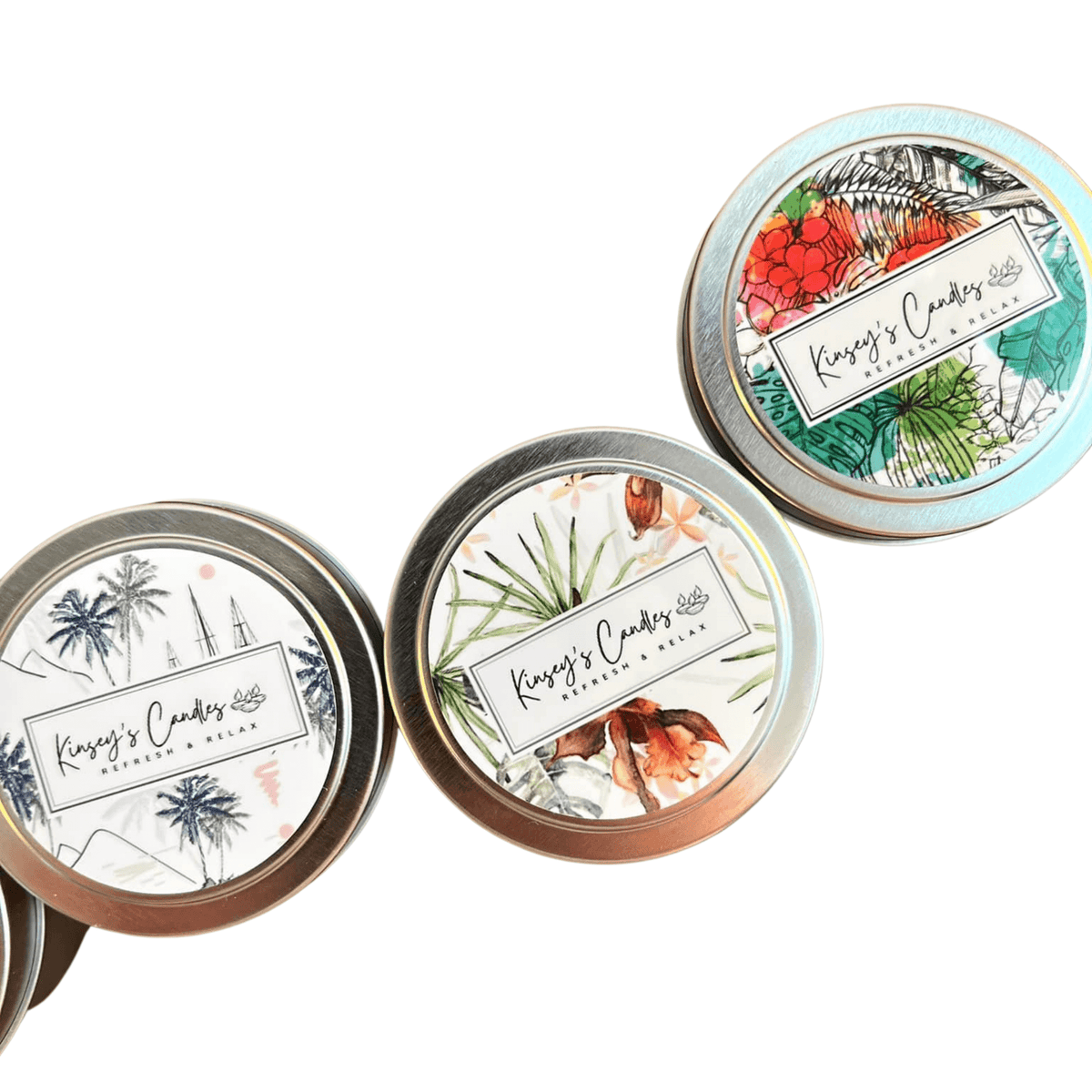 Island Salt + Sand Travel Candle - Kinsey's Candles